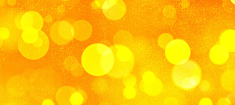 Yellow bokeh background for seasonal, holidays, event celebrations and various design works