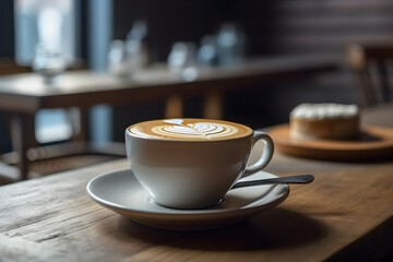 Fototapeta premium cup of cappuccino. 