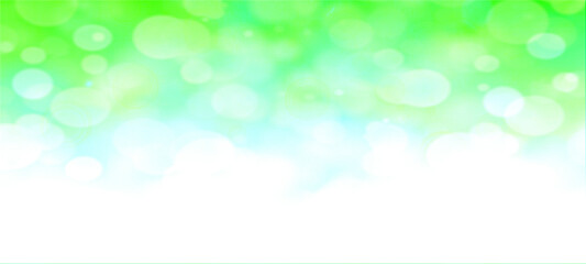 Green bokeh background for seasonal, holidays, event celebrations and various design works