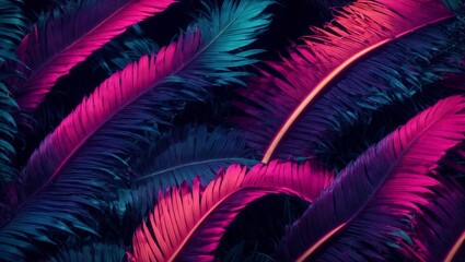 purple feathers background