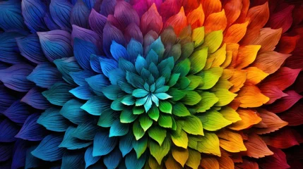 Fototapete Boho-Stil Colourful mandala art UHD wallpaper