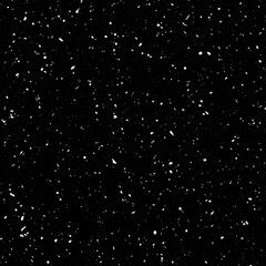 Snow overlay. Christmas snow  isolated on black background. Snowflakes. Falling snowflakes