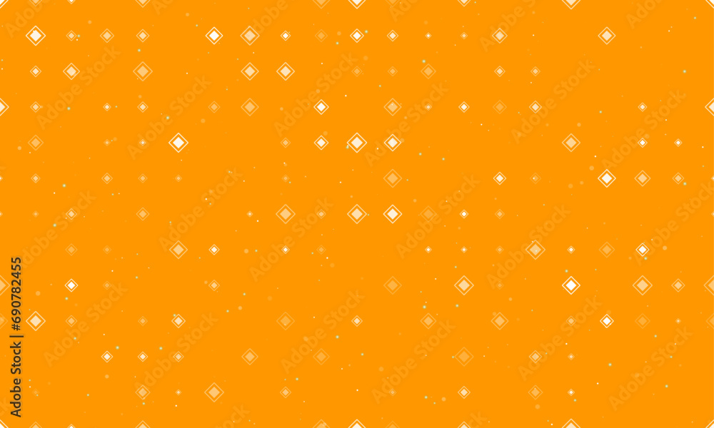 Poster seamless background pattern of evenly spaced white main road signs of different sizes and opacity. v