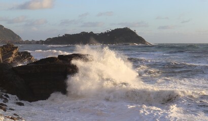 sea and rocks