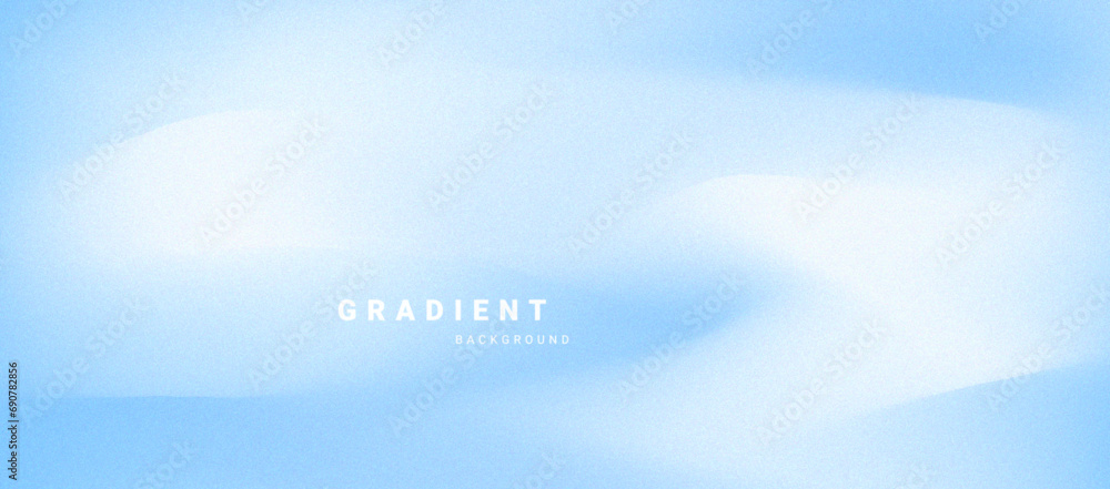 Poster Abstract blurred gradient background with grain texture