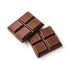 chocolate isolated on white background