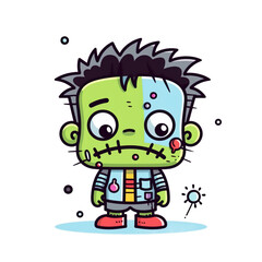 cartoon zombie
