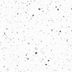 Snow overlay. Christmas snow background isolated on transparent background. Snowflakes.