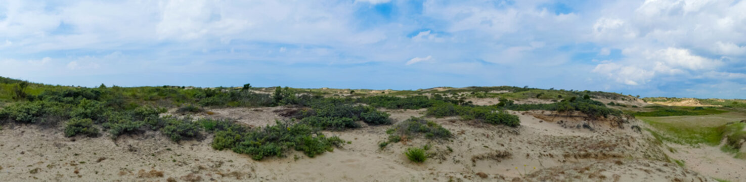 Dune Landscape Panorama Netherlands
