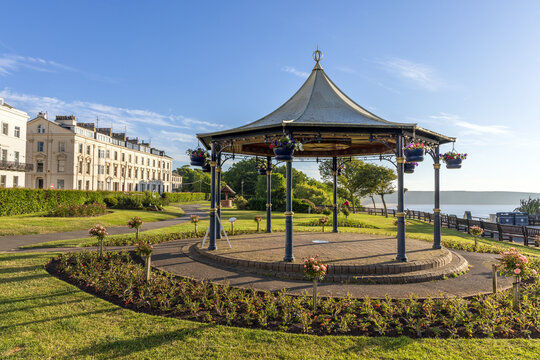 The bandstand in Crescent Gardens at Filey in North Yorkshire.