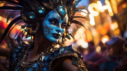 Carnival Luminescence Capturing the Magic After Dark