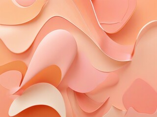 abstract background in Peach Fuzz colors