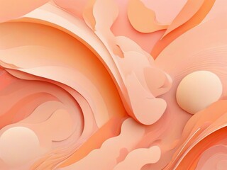 abstract background in Peach Fuzz colors