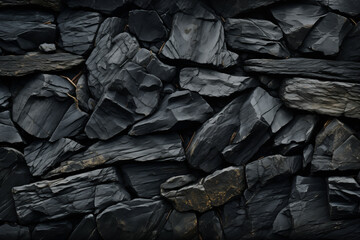 Dark Stone Texture Background Close-Up