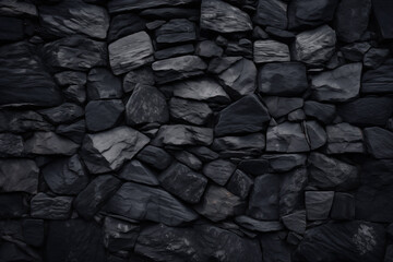 Dark Stone Texture Background Close-Up