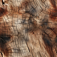 Bark Old Wood Texture Seamless - Generative Ai