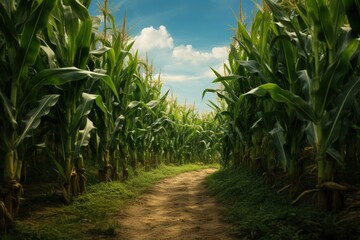 Obraz premium corn plantation