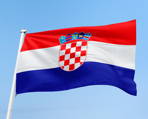 FLAG OF THE COUNTRY CROATIA