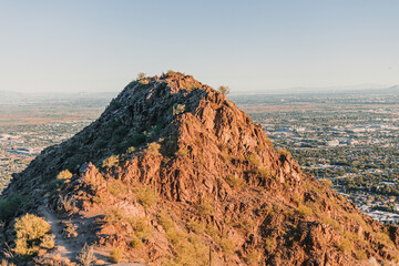 view from the top of the mountain