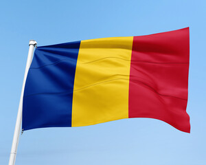 FLAG OF THE COUNTRY ROMANIA