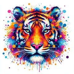 Ethereal Tiger Visage Ballet, GENERATIVE AI