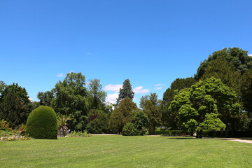 Fototapeta na wymiar Jardin de l'Orangerie - Public park - Strasbourg - France