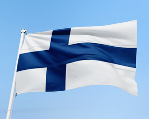 FLAG OF THE COUNTRY FINLAND