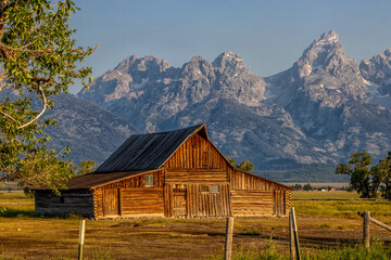Fototapeta na wymiar T. A. Moulton Barn Mormon Grand Teton National Park