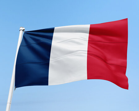 FLAG OF THE COUNTRY OF FRANCE