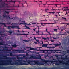 Old brick background texture illustration violet purple color