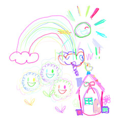 お休みの日ののお絵描き