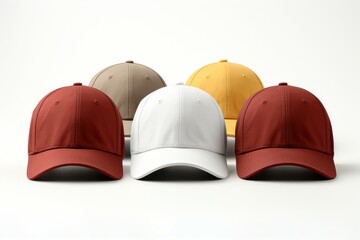 Baseball cap mockup. Background with selective focus and copy space