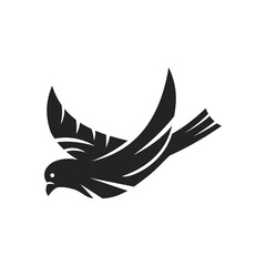 Canary Bird Logo template Isolated. Brand Identity. Icon Abstract Vector graphic
