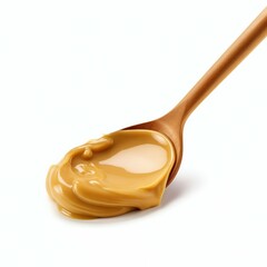 Spoon of Peanut Butter. Generative ai