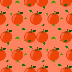 seamless pattern with pumpkins