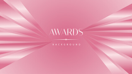 Pink light luxury award graphic background. Modern template premium corporate abstract design. Template trophy banner certificate dynamic. Vector illustration.