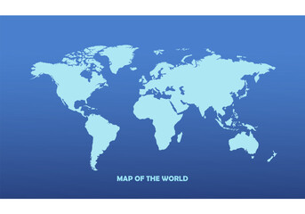 Fototapeta na wymiar Map of the world illustration 