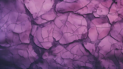 A purple cracked surface