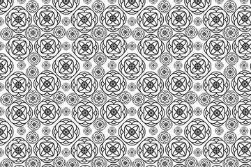 Abstract Geometric Seamless Fabric Pattern Background