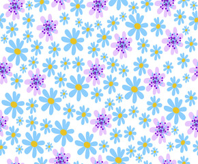 Cute Daisy Flower and Wildflower Patterns