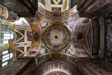 Obraz premium Jesus Church (Chiesa del Gesu) - Genoa, Italy