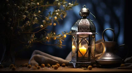 Foto op Plexiglas lantern in the garden © Hasnain