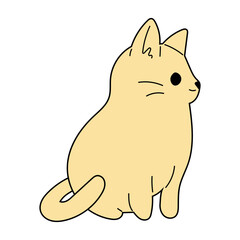 Cat Doodle Sticker