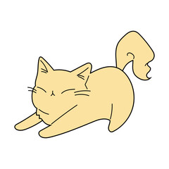 Cat Doodle Sticker