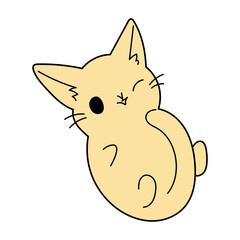 Cat Doodle Sticker