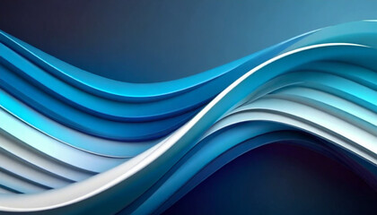 Abstract wave background with 3d style