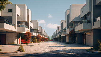 Symmetrical Vistas: The Essence of Urban Design, Generative AI