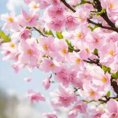 cherry blossom in the spring season