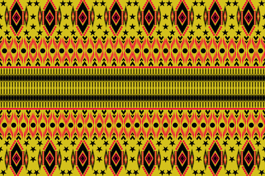 Ikt pattern Abstract seamless texture folwer vector background. Vector illustration.
