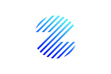 Letter Z technology logo design vector